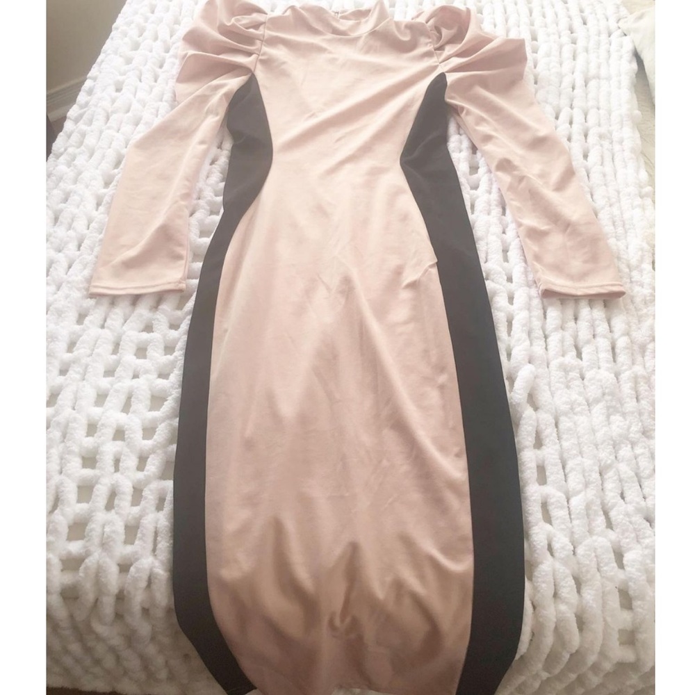 PINK & BLACK DRESS